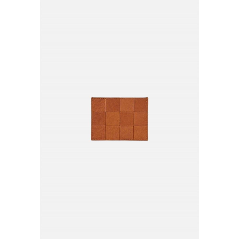 NEW DRAGON DIFFUSION women's check cardholder in tan